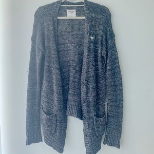 Abercrombie & Fitch oversized gray cardigan XS/S